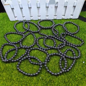 Cristallo naturale <span class=keywords><strong>di</strong></span> alta qualità all'ingrosso 8mm braccialetto <span class=keywords><strong>di</strong></span> <span class=keywords><strong>ematite</strong></span> cristallo curativo per la decorazione domestica - Product Image 4