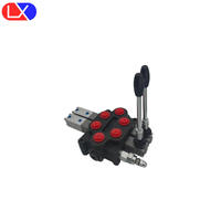 Vanne hydraulique pneumatique double Lixin ZT20, 70L/min, haute précision, conçue pour les chariots élévateurs compacts