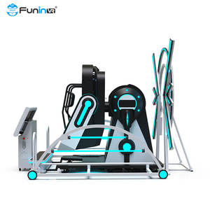 เก้าอี้เสมือนจริงในสวนสนุก ระบบจำลองการเคลื่อนไหว VR หมุนได้ 360 องศา แบบสมจริง อุปกรณ์สวนสนุกในร่ม VR 9 มิติ <5 - Product Image 5