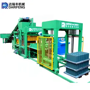 QT4-18 Automatic Brick Building Material/ Cement Brick Making Process/ Concrete Paving Block Machine