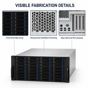 TZR OEM Fabrication sur mesure de tôlerie selon plans, Châssis 4U, Boîtier de serveur 24 baies Hot Swap, Montage en rack, Stockage, Usine de pliage 4324 One St - Product Image 4