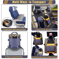Sac à dos d'extérieur pour animaux de compagnie, adapté aux voyages en voiture, randonnée, petit chien, chat, sac de transport pour animaux de compagnie