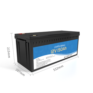 Sunrich Hot Sale 12V Lithium Ijzer Fosfaat Batterij Lifepo 4 Batterij 12V 150ah Lithium Batterijen Voor Zonne-Energie Systemen 12V - Product Image 2