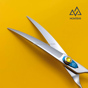 Forbici per Toelettatura <span class=keywords><strong>Cani</strong></span> da 7,5 Pollici con Lama Curva e Sensazione di Taglio Morbido, Altamente Raccomandate dai Toelettatori - Product Image 2