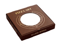 Boîtes à pizza en gros, boîtes en papier personnalisées pour la restauration rapide, frites, sandwichs, kraft