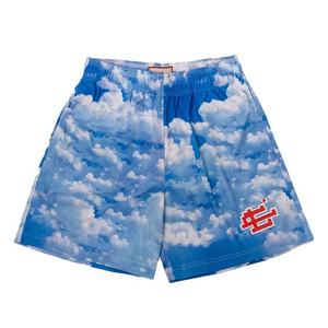 กางเกงขาสั้นผู้ชายเอวสูงผ้าตาข่าย ดีไซน์เนอร์ ซับในตาข่าย ระบายอากาศ ลายพิมพ์ซับลิเมชั่นทั้งตัว สำหรับฤดูร้อน สไตล์ฮ็อตชอร์ต แนวสตรีท - Product Image 2