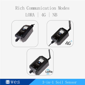 19000mAh 배터리 LoRa 토양 수분 및 온도 센서 프로브 MQTT Modbus 연결 스마트 농업 및 관개 장비 - Product Image 6