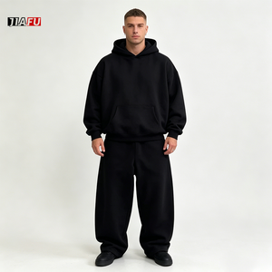 <span class=keywords><strong>Ensemble</strong></span> Sur Mesure de Survêtement et Sweat à Capuche <span class=keywords><strong>Homme</strong></span> Épais 400g/m² Polaire Haute Qualité Deux Pièces - Product Image 2