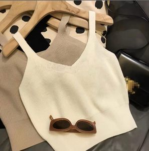 Elegante Camiseta sin Mangas para Mujer, Top de Punto, Prenda Popular para Salir - Product Image 5