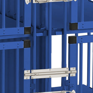 Haute qualité <span class=keywords><strong>LG</strong></span> approuvé pliable en aluminium chenil Portable PC matériel chien voyage Cage extérieur chat animal de compagnie transporteur motif Animal - Product Image 3