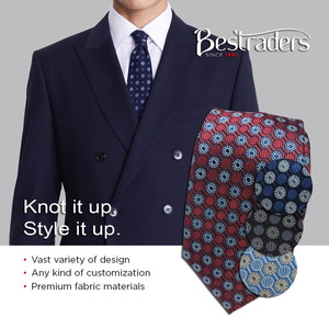 Wholesale Custom Jacquard 100% <b>Polyester</b> Necktie Fashion Business Design School Logo <b>Ties</b> Slim Striped <b>Tie</b> for Gift - Product Image 1