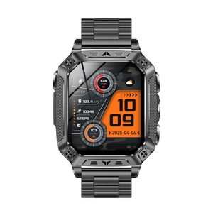 2026 New AK86 Smart Watch for Men 2.01 Inch <b>HD</b> Screen 1400mAh Big Battery BT Call SOS Flashlight IP68 Waterproof Sports Watch - Product Image 3