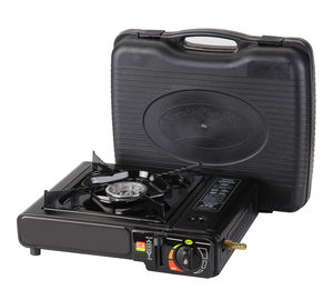 Cuisinière à gaz portable avec boîtier rigide, cuisinière à gaz de camping <span class=keywords><strong>deux</strong></span> en <span class=keywords><strong>un</strong></span> <span class=keywords><strong>pour</strong></span> l'extérieur, cuisinière à gaz butane - Product Image 1