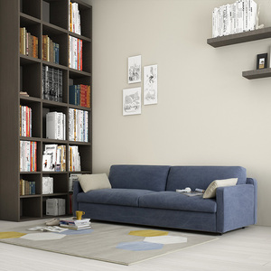 Conjunto de Muebles de Dormitorio y Sala de Estar Combinados, Funcionales, Portátiles, Ajustables, Pequeños, Usados, de 2 Plazas, Sofá Cama Mini - Product Image 5