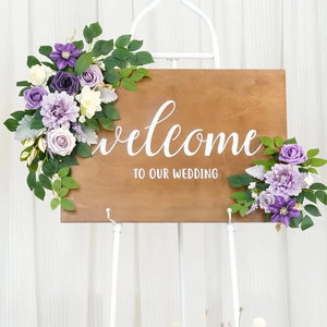 Nuevo Ramo de Flores Artificiales Premium 2026, Decoración para Respaldo de Silla, Adorno Hecho a Mano para Arreglos de Mesa de Boda y Escaleras - Product Image 4