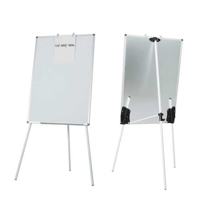 90*60cm Standard Size Flip Chart Tripod Easel White Board