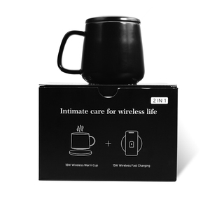 Cojín inalámbrico del cargador de la taza de café de <span class=keywords><strong>cer</strong></span>á<span class=keywords><strong>mica</strong></span> del calentador del control de temperatura de 55 grados Celsius - Product Image 5