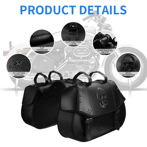 YINGSI grande capacité étanche <span class=keywords><strong>moto</strong></span> cuir sacoche propre moule accepter étiquette personnelle personnalisation OEM/ODM - Product Image 4