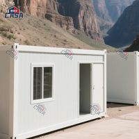 Petites maisons à vendre pour bureau à domicile ou entrepôt Maisons conteneurs en bois détachables avec acier et panneau sandwich