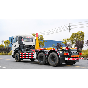 Dongfeng 6x4 20t <b>Swing</b> Arm Garbage Truck Used Roll off Hook Lift Garbage Dump Waste Collection Truck - Product Image 4