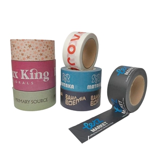 Tùy chỉnh thiết kế màu trắng đầy màu sắc tự dính kraft giấy băng keo Acrylic đóng gói Băng - Product Image 1