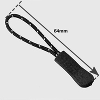 Tirette de fermeture éclair personnalisée en PVC et caoutchouc de silicone YUMING YM-PULLER-03, avec cordon durable et verrouillage automatique, pour sacs colorés – Meilleure vente