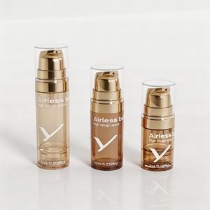 Flacon pompe sans air en PP haute performance 5ml 10ml 15ml pour crème, <span class=keywords><strong>lotion</strong></span>, nettoyant visage, crème de nuit, <span class=keywords><strong>lotion</strong></span> pour les mains, usage cosmétique - Product Image 1