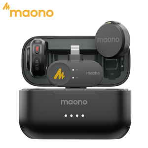 Maono Sóng T5 Không Dây Lavalier <span class=keywords><strong>Microphone</strong></span> Chuyên Nghiệp Podcasting Ghi Âm Vlogging Cho Máy Ảnh PC Máy Tính Xách Tay Điện Thoại - Product Image 3