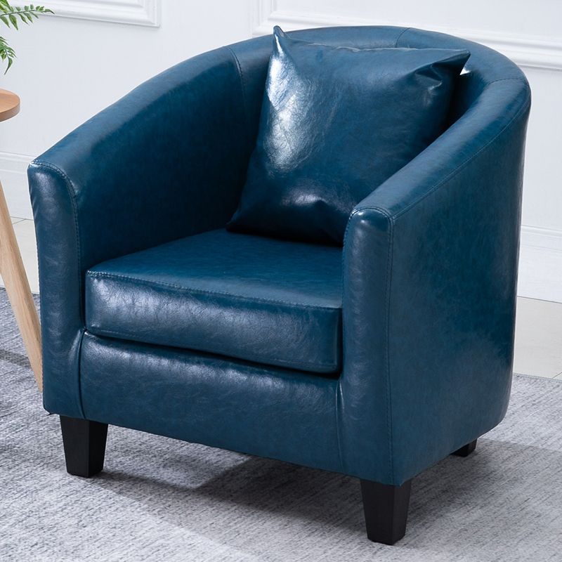 Cuir ciré à l'huile bleu foncé
