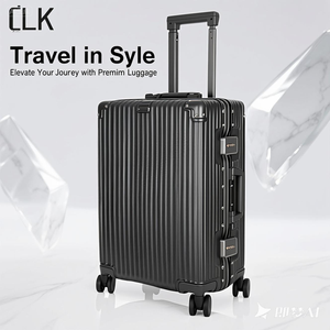 Aluminum Frame Trolley <strong>Luggage</strong> with Anti-crash <strong>Corner</strong> 20+24 Inch Size Suitcase Sets Travel Suitable Carry-ons - Product Image 1