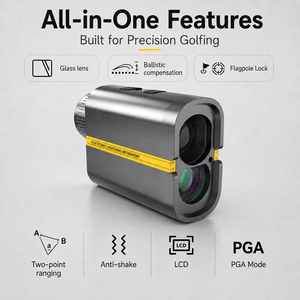 2000m 7X Magnification Slope Flag Lock Rechargeable <b>Laser</b> Meter with Golf Rangefinder and Vibration Magnet - Product Image 5