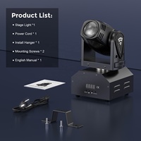Mini LED Beam Moving Head Lichter 10W RGBW 4IN1 Bühnenbeleuchtung DMX512 Scheinwerfer für DJ Hochzeit Club Weihnachtsfeier Bar