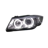 SJC Auto pour BMW série 3 E90 phare assemblage 05-12 320 325i modifié LED Angel Eye feux de jour accessoires de voiture