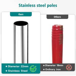 4パックヘビーデューティほうきハード剛毛角度ほうき床用商業産業掃除用屋内ガレージキッチン用 - Product Image 3