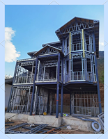 Kits de Almacenes Prefabricados de Estructura de Acero, Instalación Rápida para Edificios de Oficinas, Garajes y Cobertizos