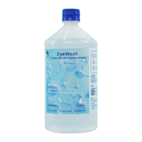 Solution saline 0,9 % 500 ml, portable, jetable, en LDPE, écologique, pour le nettoyage nasal, fabriquée en Chine, directement de l'usine OEM, pour les soins de santé