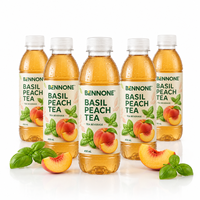 HALAL gecertificeerde private label ijsthee dranken, koolzuurhoudende thee in flessen van 350 ml, flexibele minimale bestelhoeveelheid, BENNONE OEM China fabriek