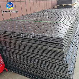 4x8 HDPE 트랙 도로 바닥 중장비 진흙 바닥 보호 매트 용 임시 접지 매트 - Product Image 1