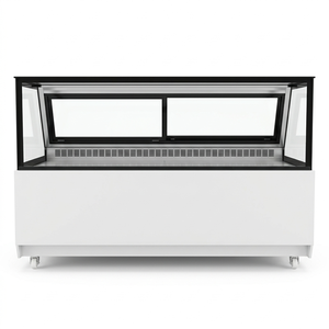 Vitrine réfrigérée commerciale Xmen noire, ventilée, à dégivrage automatique, avec contrôle numérique de la température, autoportante, pour charcuterie - Product Image 6