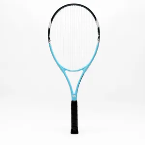 Harga pabrik kustom 300g ringan 45lbs raket tenis profesional paduan Aluminium raket tenis