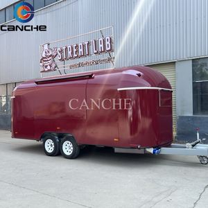 Remorque de restauration rapide multifonctionnelle en acier inoxydable, équipement de cuisine complet, très populaire pour la restauration mobile et les snacks - Product Image 6