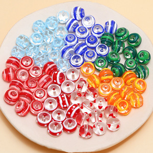 2025 gros noël breloques pendentif verre perlé joyeux noël accessoires pour collier Bracelet bijoux à bricoler soi-même faisant - Product Image 2