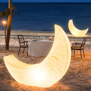 Precio al por mayor Energía solar <span class=keywords><strong>Luna</strong></span> Paisaje Luz para Pascua Ramadán Vacaciones Patio Villa Jardín Seaside Decoraciones - Product Image 1