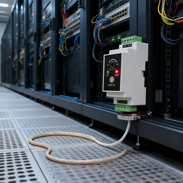 Water Leak Detection Sensor, Wireless, Low Battery Alert, for Server Rooms & Warehouses