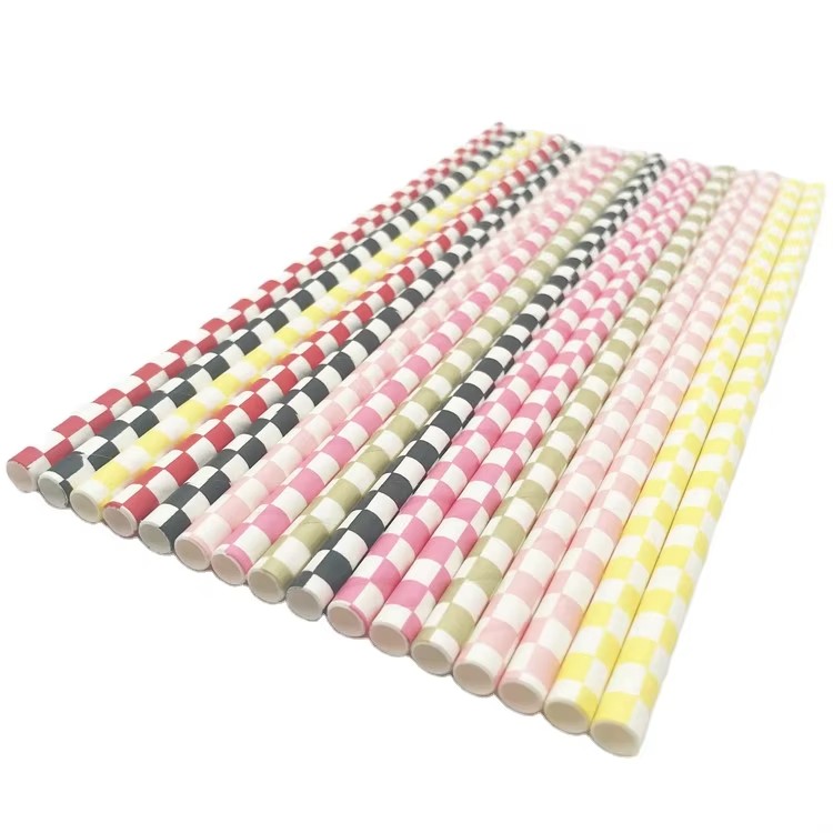 Compostable Custom Paper Straw Paper Drinking Straws