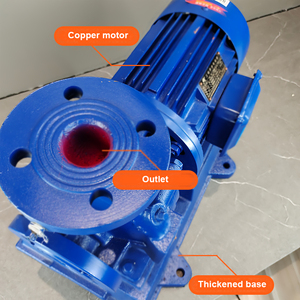 Pompe à eau de surpression haute pression en acier inoxydable 304, pompe chimique centrifuge pour conduite - Product Image 4