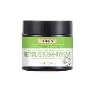 Crème pour le visage FEXMS Collagène Acide hyaluronique Peau Anti-âge Rides Hydratante Rétinol Réparation Crème <span class=keywords><strong>de</strong></span> <span class=keywords><strong>nuit</strong></span> - Product Image 6