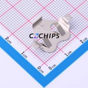 MY-<b>1632</b>-03 Button & Strip <b>Battery</b> Connector SMD Connector <b>Battery</b> Clip CR1632 Phosphor Bronze Nickel - Product Image 2
