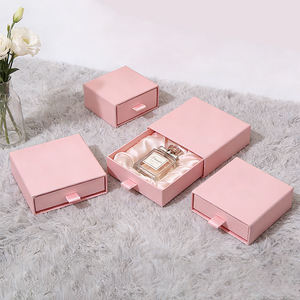 Custom Logo <b>Pink</b> Embossed Corrugated Kraft <b>Box</b> Paper Drawer <b>Gift</b> Packaging Boxes - Product Image 5