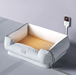 Lits chauffants <span class=keywords><strong>électrique</strong></span>s pour animaux <span class=keywords><strong>de</strong></span> compagnie, luxe hivernal, sur mesure, vente en gros, portables, lavables, imperméables, grands, doux et chauds pour chats et chiens - Product Image 1